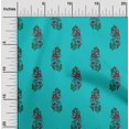 thumbnail image 1 of oneOone Cotton Poplin Fabric Leaves & Floral Block Fabric Prints By Yard 56 Inch Wide, 1 of 4