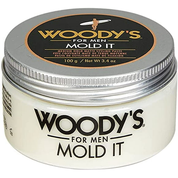 Woodys Moulez-le Pâte de Coiffage 3,4 oz