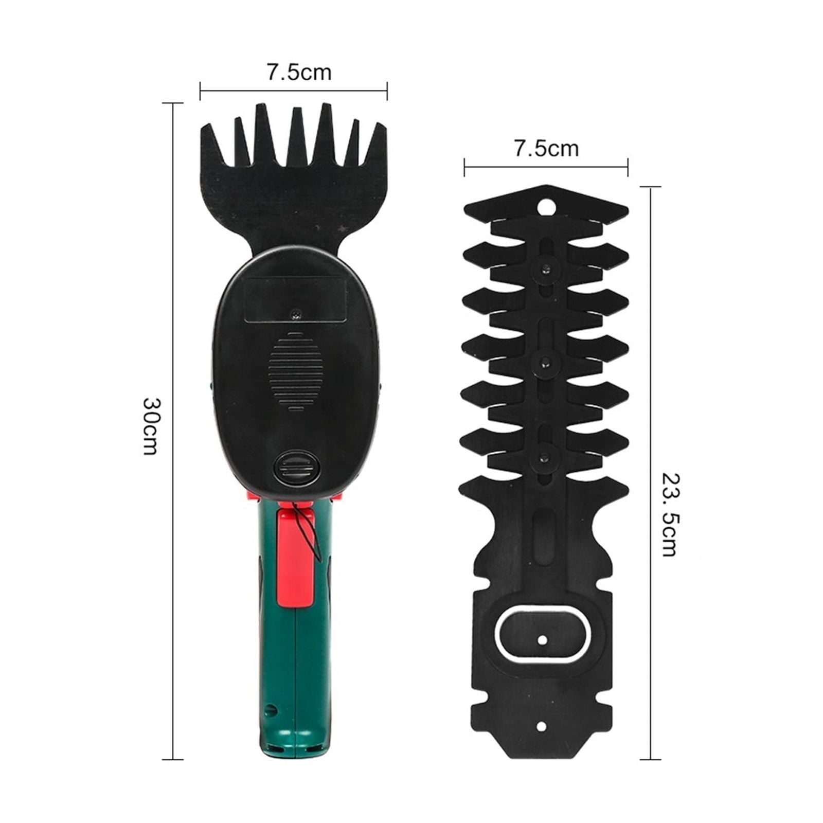 7.2V Cordless Grass Hedge Trimmer 2in1 Battery Rechargeable Shear Hedger Cordless Garden Tool ,2 IN 1 Trimmer & Edger