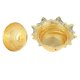 thumbnail image 2 of Metal Fruit Bowl Gold Color Elegant Retro Strong Alloy Multi Purpose Metal Decorative Bowl for Dessert Snacks Sweets Small, 2 of 3