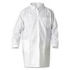 Professional* X-Large White KleenGuard* A20 MICROFORCE Disposable Labcoat With Snap Front Closure