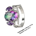 thumbnail image 2 of unbranded Anillo De Zirconia Multicolor Para Mujer Joyería Para Fiesta Y Especial, 2 of 7