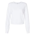 thumbnail image 4 of Bella & Canvas B04106006 Women Sponge Fleece Classic Crewneck Sweatshirt, White - Extra Large, 4 of 6