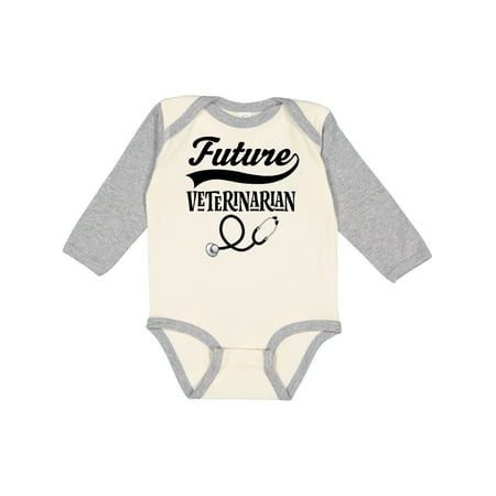 

Inktastic Future Veterinarian Boys or Girls Long Sleeve Baby Bodysuit