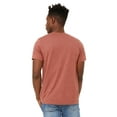 thumbnail image 3 of CN 3301 UNISEX SUEDED TEE (HEATHER CLAY M), 3 of 4