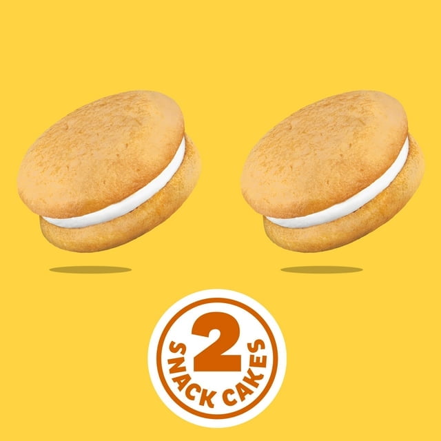 OREO Golden Cakesters Soft Snack Cakes, 5 - 2.02 oz Snack Packs -Pack of 4