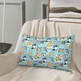 thumbnail image 5 of Sikiie Dogs Print Plush Pillow Cover, Wrinkle-proof and Stain-resistant Pillow Protector without Pillow Core, Home Decoration-20"x30", 5 of 6