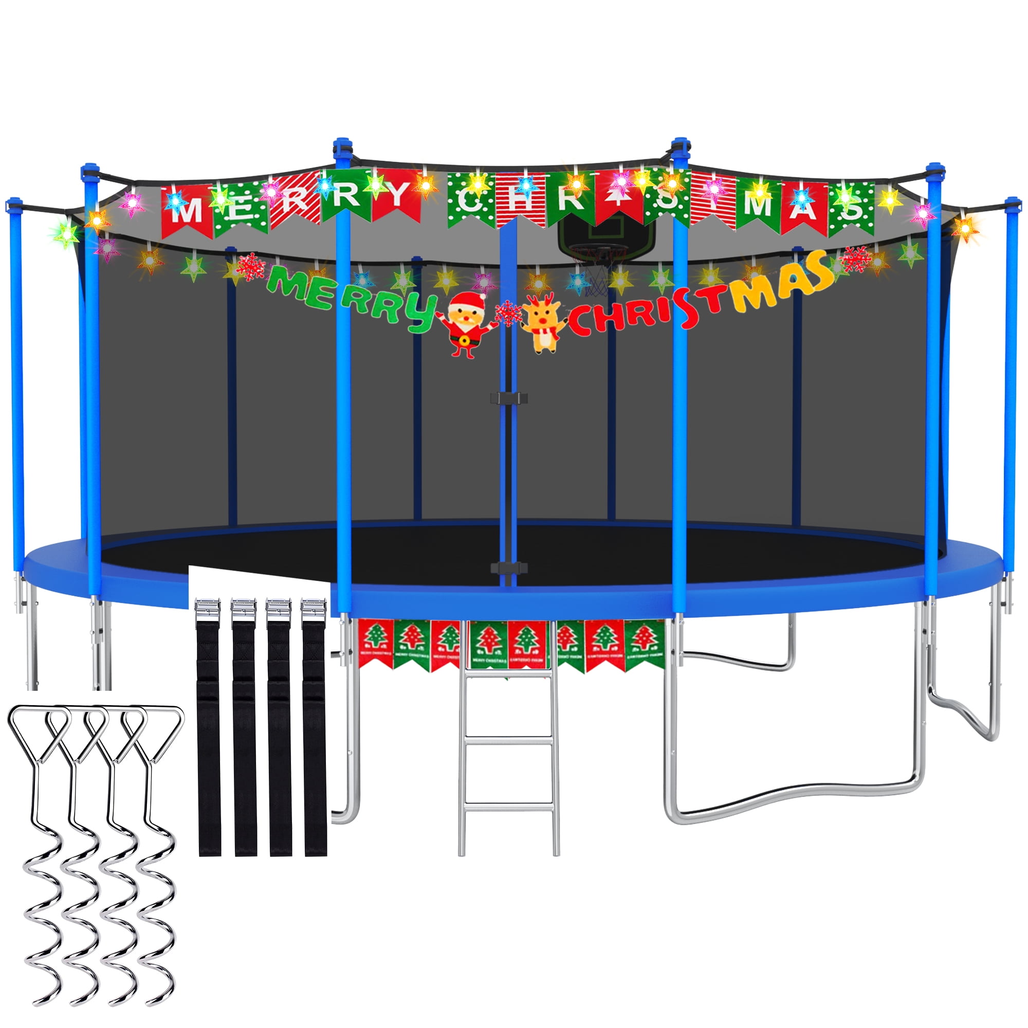 CITYLE Trampoline 12FT 14FT 15FT 16FT 1500LBS Trampoline for Adults