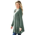 thumbnail image 3 of Woman Within Plus Size Lightweight Open Front Cardigan Sweater, 3 of 6