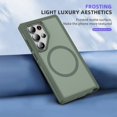thumbnail image 7 of Dteck Magnetic Case for Samsung Galaxy S25 Ultra Compatible with Magsafe Dual Layer TPU+PC Military-Grade Protection Shockproof Rugged Protective Hybrid Cover for Galaxy S25 Ultra,Green, 7 of 7