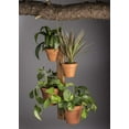 thumbnail image 3 of Kalmar Home 4 Pot Hanging Plant Holder, Brown, 3 of 3
