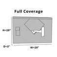 thumbnail image 3 of Covermates Outdoor Full TV Cover – Durable Polyester , Weather Resistant, Remote Pocket, TV Covers-Tan, 3 of 9