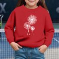thumbnail image 2 of TOWED22 Toddler Baby Girls Sweatshirts Casual Pullover Crewneck Winter Long Sleeve Tops Shirts Clothes,5Y, 2 of 4