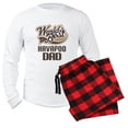 thumbnail image 6 of CafePress - Havapoo Dad WB Dog - Men's Long Sleeve Light Pajama Set, 6 of 7
