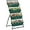 Green, variant on PetFurnishn Raised Garden Bed, 4 Tier Vertical Garden Planter Set, 4 Outdoor Planter Boxes with Stand, Self Draining Design Elevated Garden for Vegetable, Flowers & Herbs, Black