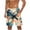 Khaki, variant on Iugvhana Mens Swim Trunks Shorts, Quick Dry Mens Boardshorts, Hawaiian Summer Beach Mens Bathing Suits with Drawstring Multicolor#3 M