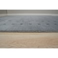 thumbnail image 4 of Handmade Wool Gray Traditional Solid Lori Baft Rug, 4 of 5