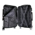 thumbnail image 5 of InUSA Print 20" Hardside Checked Luggage with Spinner Wheels, Handle and Trolley, Butterfly, 5 of 18