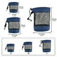 thumbnail image 5 of Portable Golf Ball Storage Bag Large Capacity Golf Storage Pouches Nylon Meshes Bag for Baseball, Tennis Balls, 5 of 11