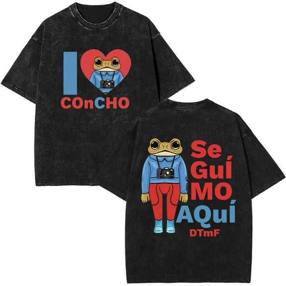 Bad Bunny 2025 New Album T Shirt - DTMF Debí Tirar Más Fotos Vintage Washed Streetwear Tees, Unisex Fashion Cotton Oversized Short Sleeve