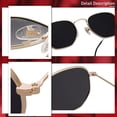 thumbnail image 4 of Gafas de sol SOJOS SJ1072 cuadradas pequeñas polarizadas para hombres/mujeres, 4 of 6
