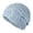 Blue, variant on LQCrafK Crochet Slouchy Beanie Hat Fall Handmade Knit Floral Skull Cap Cotton Cutout Summer Hats for Women Lightweight Knitted