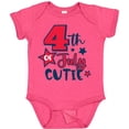 thumbnail image 3 of Inktastic 4th of July Cutie with Stars Boys or Girls Baby Bodysuit, 3 of 5