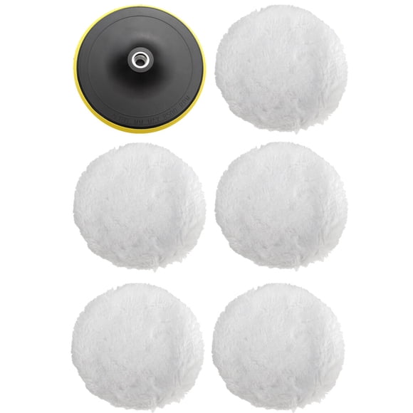 fastboy Car Polishing Pad Self-adhesive Buffing Pad Reusable Portable 7 Inch Car Cleaning Accessory, Type 4