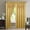 Gold, variant on Elegant Comfort Aurora Jacquard Look Curtain Panel Set with Attached Valance 54" X 84 inch (Set of 2), Beige