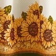 thumbnail image 3 of Curtainworks Sunflower Garden Tier and Valance Set, 56" x 36", Yellow, Adult, 3 of 4