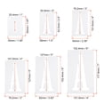 thumbnail image 2 of Unique Bargains 3 Inch Letter Number Stencils 2.4' Width Reusable Alphabet Numbers Templates Set with Ring, White 36 Pack, 2 of 6