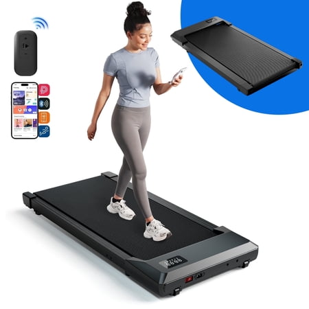 Condition photo showing Good Condition for mjww walking pad treadmill with 6% incline and remote control,under desk treadmill for home&office, 250 lbs weight capacity