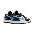 thumbnail image 3 of Jordan WOMENS AIR JORDAN 1 LOW WMNS "Black / University Blue" DC0774 041 from Stadium Goods, 3 of 8