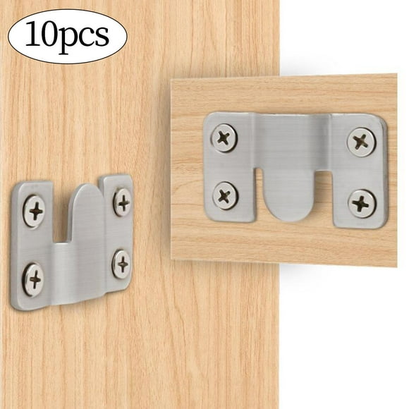 Ganchos Macarena Soporte de montaje empotrado para muebles 10 Piezas