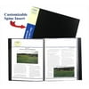 C-Line Products 33120BNDL6EA 12-Pocket Bound Sheet Protector Presentation Book  Black - Set of 6 Books