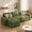 Green, variant on 81" Sectional Sleeper Sofa Bed with Pull Out Bed, L Shaped Pull Out Couch with Reclining Backrest, Reversible Storage Chaise, USB Ports, Tool-Free, Corduroy Beige