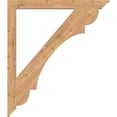 thumbnail image 3 of Ekena Millwork 3 1/2"W x 42"D x 48"H Olympic Traditional Smooth Bracket, Western Red Cedar, 3 of 4