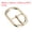 Gold, variant on 4Pack 1.5" Single Prong Belt Buckle Oval Center Bar Buckles for Leather Craft, Silver