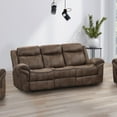 thumbnail image 2 of Furniture of America Misander Manual Recline Sofa, 2 of 4