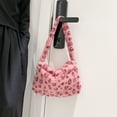 thumbnail image 2 of Bolso bandolera para mujer Umhä, bolso de hombro tipo axila, bolso rosa para mujer, lindo y esponjoso, para chicas universitarias, blanco, 2 of 5