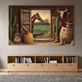 thumbnail image 2 of Rustic Theme Western Banner Farmhouse Party Cowboy Decoration for Western Party Indoor Outdoor Event Farm Theme, 2 of 9