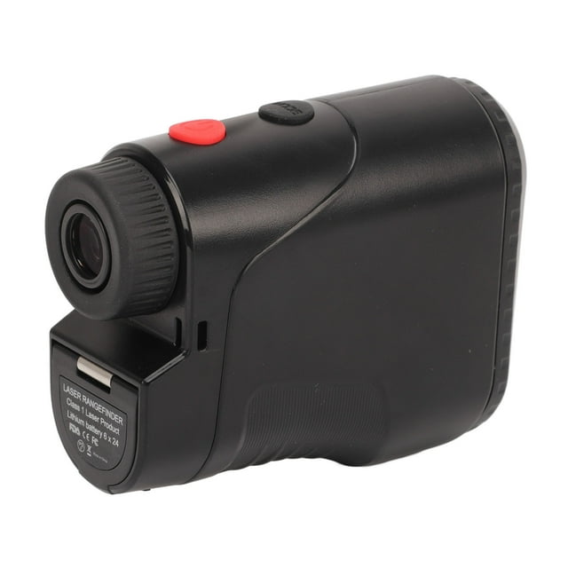 Laser Golf Rangefinder, Multi Coating Lens Reduce Internal Light Loss Golfing Rangefinder High Accuracy 6.5X Magnification Multi Modes for Golf Tournament White,Grey,Black