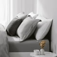 thumbnail image 3 of Soft Brushed Microfiber Pillowcase of 2, Wrinkle and Fade Resistant, 20 x 30 Inches, King, Light Gray, 3 of 3