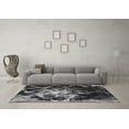 thumbnail image 3 of Ahgly Company Indoor Rectangle Abstract Gray Modern Area Rugs, 8' x 10', 3 of 4