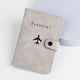 thumbnail image 3 of Mejor Fundas De Cuero De PU Para Novia Novio Avión Pasaporte Protector De La Tarjeta Organizador Para Boda Parejas Regalo De Viaje, 3 of 4