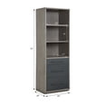 thumbnail image 6 of ACME Estevon 3-Shelf Rectangular Bookcase in Gray Oak, 6 of 6