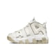 thumbnail image 1 of Zapatillas de running Air More Uptempo de estilo retro, de caña alta, grandes, color blanco, gris y negro, para hombre, de cuero tricolor, 1 of 4