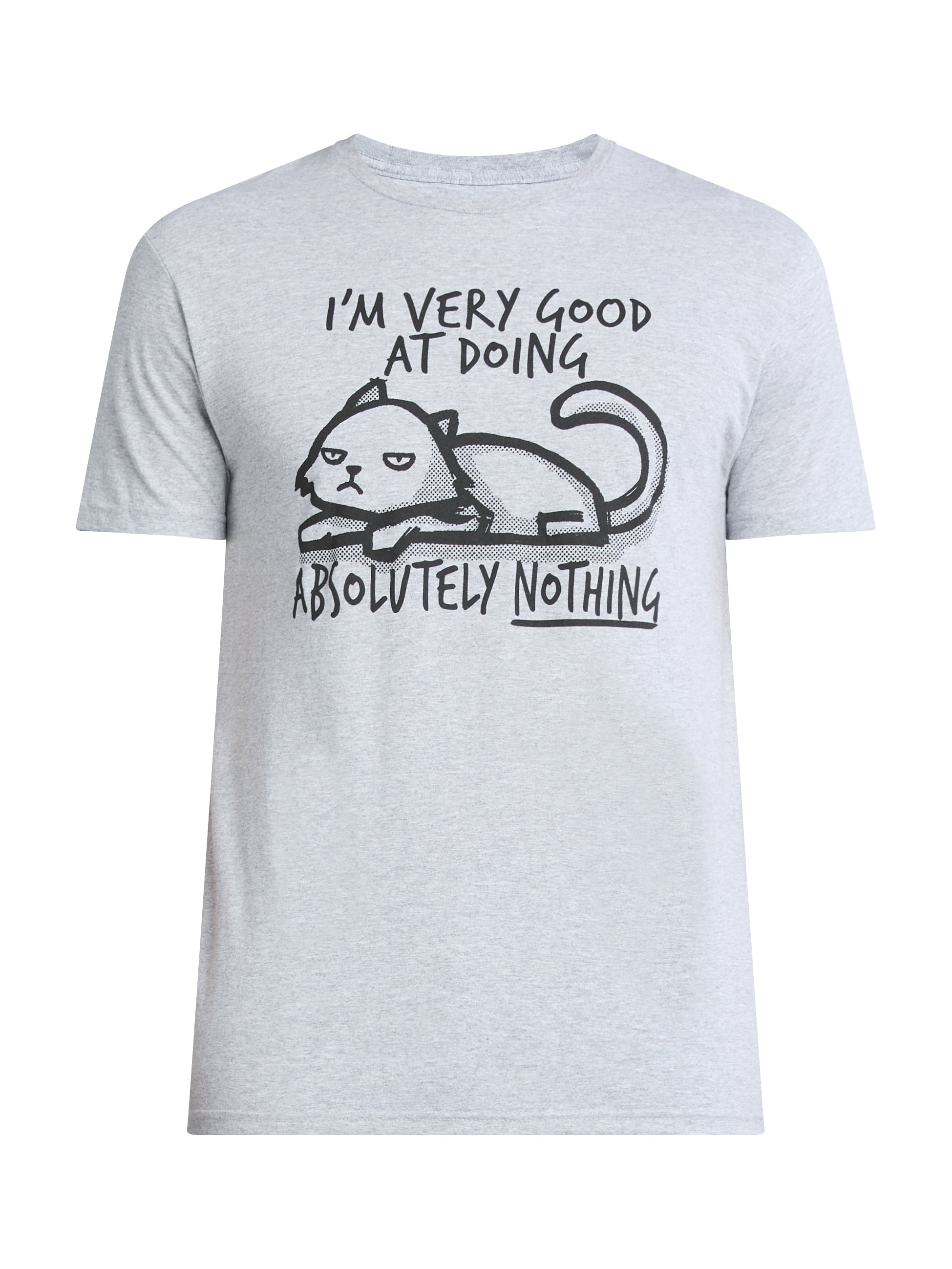 Absolutely Nothing Men's and Big Men's Graphic Tee Shirts, 2-Pack, Sizes S-3XL