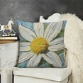 thumbnail image 2 of YINGXI  Spring Pillow Cover Daisy Polka Dots Decorations Seasonal Farmhouse Summer Pillow Case Decor for Sofa Couch（Blue 20x20in, 2 of 5