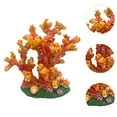 thumbnail image 6 of Fzaqwen Artificial Coral Figurine Sculpture Accessory Home Decor Versatile Creative Fish orange, 6 of 9
